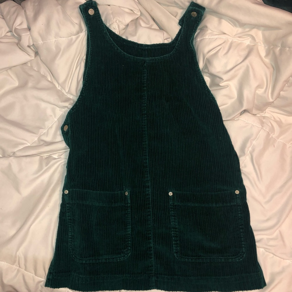 Corduroy emerald jumper